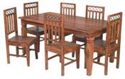 cross iron jali dining table set